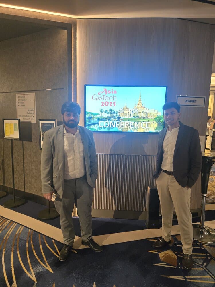 Dipesh R. Kotadia and Yash R. Kotadia, third-generation leadership of ABCD Drums & Barrels Industries, at the Asia CanTech 2025 industry conference